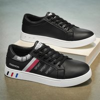 Men'S Spring New Low Top White Sneakers Trendy Breathable Casual Skate Shoes Lightweight Comfortable Versatile Athletic Footwear