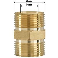 Car Cleaning Hose Connector Male Adapter For Quick Fitting M22/14mm M22/15mm Male Thread For Hose Reels Brand New