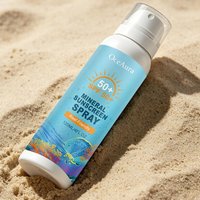 Oceaura Spf50+ Mineral Sunscreen Spray 120ml Uva Uvb Full Protection Quick Dry No White Cast Ocean Safe Sun Mist For Outdoor