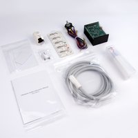 Built in LED Dental Ultrasonic Scaler with G1 G2 G3 G4 P1 5 Work Tips HW-5L Scaling Handpiece For Teeth Cleaning Whitening Tools