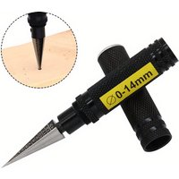 0-14mmHole Opener Steel Wood Manual Expanding Core Reamer Center Punch Reaming Model ToolConvenient to carry and easy to operate