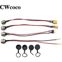 Universal Electric Scooter Charging Interface Power Cable Charging Socket Port Plug For Kaabo VSETT ZERO KUGOO M4 PRO