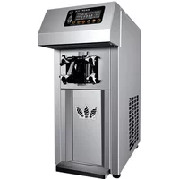 21-26L/H Ice Cream Maker Commercial Countertop Gelato Sorbet Yogurt Home Freezing Equipment Vending Machine