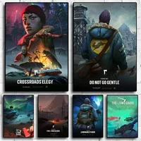 The Long Dark Classics Videospiele-Charaktere, Leinwandgemälde, Poster und Drucke, Wandkunst, Bilder für Wohnzimmerdekoration