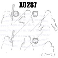 X0287 Action Figures Movie Building Blocks Bricks toys XH1503 XH1504 XH1505 XH1506 XH1507 XH1508 DIY Toys