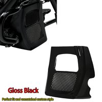 Gloss Black Lower Chin Spoiler For Harley Touring Street Road Glide Road King FLHR FLHX FLTR 2017-2023