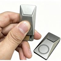 1PC Metal Cyber Truck Push Card Toy EDC Fidget Slider Stress Relief Coin Game Miniature Car Model for Men Boys Creative Gift