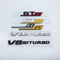 3D ABS Rear Trunk Decal V8biturbo C190 Emblem Badge Sticker For Mercedes AMG GT R S C GTR GTS GTC Car Accessories