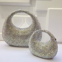 Original Designer Brand 2026 New Full Diamond Mini Diamond Handbag Shoulder Diagonal Span Diamond Bag for Women