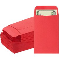 100Pcs Cash Envelopes 8.89cmx5.7cm Money Envelope Money Holder Bags Budgeting Saving Challenge Letter for Gifts Checks Tickets
