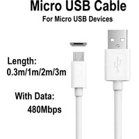 Micro USB Cable 3A Fast Charging Wire Mobile Phone Line USB Adapter Cable Cord For Samsung Xiaomi Andriod Mouse power bank etc.