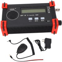Shortwave Radio Transceiver 8 Band QRP SSB CW Transceiver with Handheld Microphone