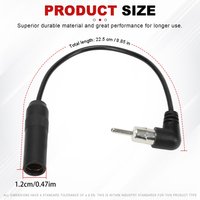 1PC AM/FM Amplified 20CM Car Antenna Accessories Radio Audio FM/AM Auto Aerial Extension Adapter for All The Right Cars
