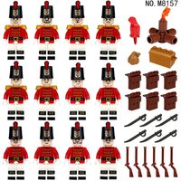 M8157 Royal Navy King Guard Figure Cross-border Wholesale Children Assembled Small Pellet Building block Toy Gun