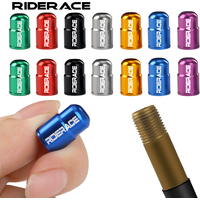 AliExpress riderace RIDERACE Bicycle Tire Valve Cap Aluminum Alloy CNC MTB Road Bike Tube Tyre Gas Nozzle Cover for AV Schrader Valve Dustproof