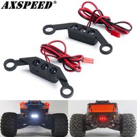 AXSPEED RC Car LED Lights Front and Rear Spotlight Lamp Bar for 1/10 RC Crawler MAXX WideMAXX Upgrade Parts