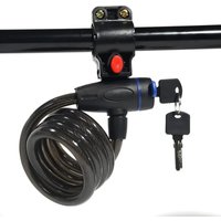 AliExpress NONE Heavy Duty Bicycle Cable Lock - Anti-Theft Steel Wire Lock With Mount Holder For Mountain Bike, Road Bike, Scooter & Outdoor Use