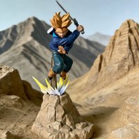 28cm Anime Dragon Ball Z Figure Trunks Action Figures Pvc Statue Collection Model Toys for Children Gifts