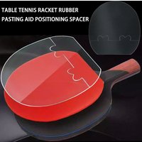 Table Tennis Rubber Pasting Aid Positioning Spacer DIY Easy Gluing Reuse Rubber Self-adhesive for Ping Pong Racket Accessories
