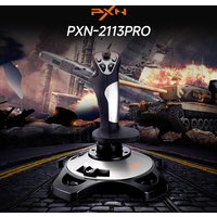 PXN-2113 Pro Joystick Flight Simulator Gamepad Controller PC Flight Simulation Cockpit Stick for PC/Desktop Game Accessories