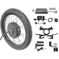 48V-72V 100A 5000W Motorcycle Rim Rear Wheel Ebike Conversion Kit with Sabvoton Controller Electric Bicycle 17'' 18'' 19'' 21''