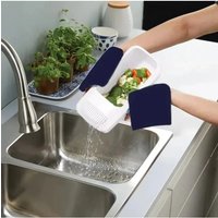 Eco-Friendly Plastic Microwave Noodles Pasta Cooker with Strainer Spaghetti Vegetable Steamer Dishwasher Safe Kitchen Accessory