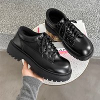 Men Casual Shoes Lace Up British Style Platform Oxfords High Quality Derby Shoes Fashion Breathable Outdoor Shoes For Male 39-44