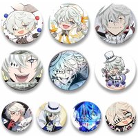 Anime Character Aesthetic Badges Cartoon Nikolai Gogol Soft Button Pin Fashion Jewelry Accessories Hat Bag Lapel Brooches Gifts