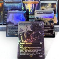 LTC FOIL3-03 Tcg proxy magic cards Orcish Bowmasters Gandalf the White Pact of Negation ancient tomb Urborg, Tomb of gather