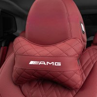 Car Sticker Car Neck Headrest Pillow Auto Car Seat Pillow for Benz AMG W211 W203 W204 W210 W124 W202 CLA W212 W220 W205 W201