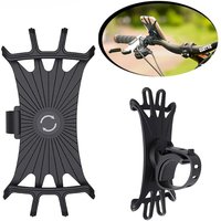 AliExpress NONE 360 Rotatable Bicycle Phone Holder Silicone Motorcycle Stand Bracket GPS Support Universal Bicycle Mobile for 4.0-6.0 Inch Phone