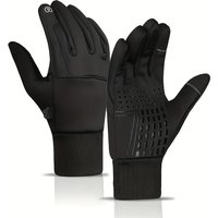 AliExpress NONE Winter Gloves for Men Women Anti-Slip Palm Warm Thermal Glove for Running Cycling Motorcycle Hiking Ski Driving Work