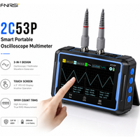 Oscilloscope Multimeter 2 Channel,3 in 1 Tablet Signal Generator Oscilloscope with 50MHz, 250 MSa/s, 12 Signal Waveforms