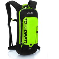 6L Cycling Reflective Bag Men's Women Riding Waterproof Breathable Bicycle Backpack Running Outdoor Bile With 2L Water Bag