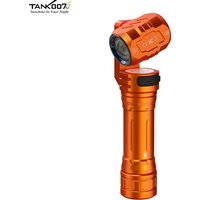 Portable rechargeable flashlight long battery life rotatable head magnetic tail work light high power super powerful