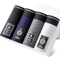 4pcs Boxershorts Herren unterwäsche sexy Höschen Baumwolle Boxer Mann Unterhose männliche Shorts homme u konvexe Dessous Großhandel Lose