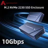 2230 Enclosure M.2 NVMe SSD Case USB 3.2 Gen 2 Type C Aluminium 10Gbps JMS583 USB C Portable External SSD Housing for Laptop