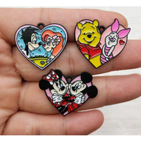 10 pcs Charms Enamel Charms Pendants for Jewelry Making Necklaces Earrings Braceltes DIY Crafts Gifts