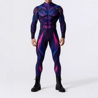 Men CyberPunk Storm Soldier Jumpsuit Adults Mechanical Cosplay Bodysuit Halloween Carnival Party Cycling Zentai Catsuit 2026