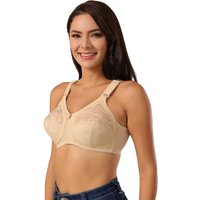 Women's Bra Plus Size Wirefree Sexy Transparent Wide Shoulder Strap