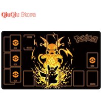 Pokémon PTCG Battle Playmat Custom Rubber Card Game Mat Pikachu Duel Field Yu-Gi-Oh! Compatible Game Mat