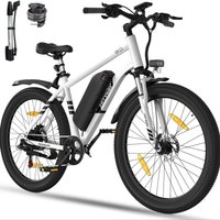 AliExpress HITWAY Electric Bike E Mountain Bike, 27.5 inch Electric Bicycle Commute E-bike with 36V13Ah Removable Battery, 7 Speed
