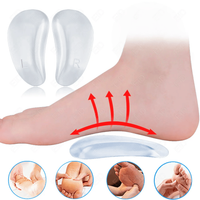 1 Pair of Self-Adhesive Arch Support Insoles - Summer Shock-Absorbing Gel Pads