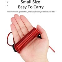 AliExpress WYMECT 1.2m Safety Disc Brake Anti-theft Security Reminder Motorcycle Alarm Bold Spring Cable Helmet Wire Bicycle Lock Rope Bike Tool