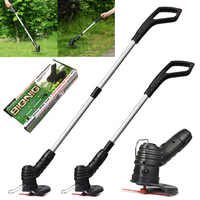 Portable Electric Cordless Grass Trimmer Adjustable Length Grass Cutter Machine Wireless Lawn Mower USB Charging for Garden/Lawn
