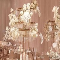 120cm 2-6pcs)Absolutely Beautiful Wedding Metal Arch Frame Arch Backdrop table center Stand Background tabletop decor