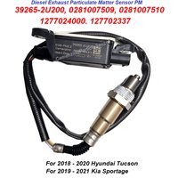 39265-2U200 0281007509 0281007510 Für Hyundai Tucson Kia Sportage 1.6L / 2.0L CRDi Diesel Euro 6 2019-2020 Diesel-Partikelsensor PM-Sensor 392652U200 0281007509/510 Hohe Qualität Vollständig Getestet