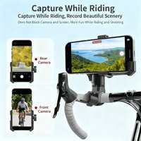 AliExpress NONE Shockproof Motorcycle Phone Holder, Universal Bike Handlebar Mount for GPS Navigation, Compatible with E-Bike Mountain Bicycle