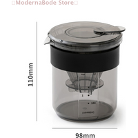 ใMใHand-brew Three-in-one Coffee Pot With Scale Food-grade Thick Material Coffee Cup Travel Camping Coffee Storage Cup