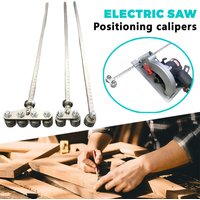 Electric Saw Positioning Calipers Stainless Steel Circular Saw Guide Ruler Woodworking Cutting Wood Board Artifact Ruler Tools